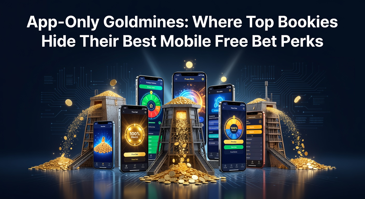 Smartphone mit Wett-App im Vordergrund, das exklusive Free-Bet-Angebote symbolisiert