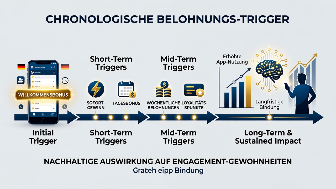 Darstellung zeitlich gestaffelter Belohnungstrigger in deutschen Wett-Apps mit Fokus auf mobile Nutzergewohnheiten