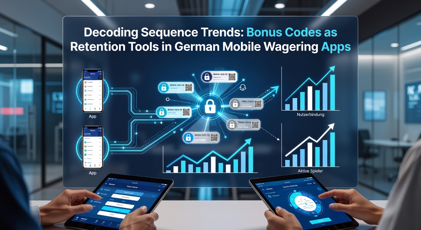 Illustration von Bonus-Code Sequenzen in mobilen Wett-Apps mit Fokus auf Nutzerbindungstrends