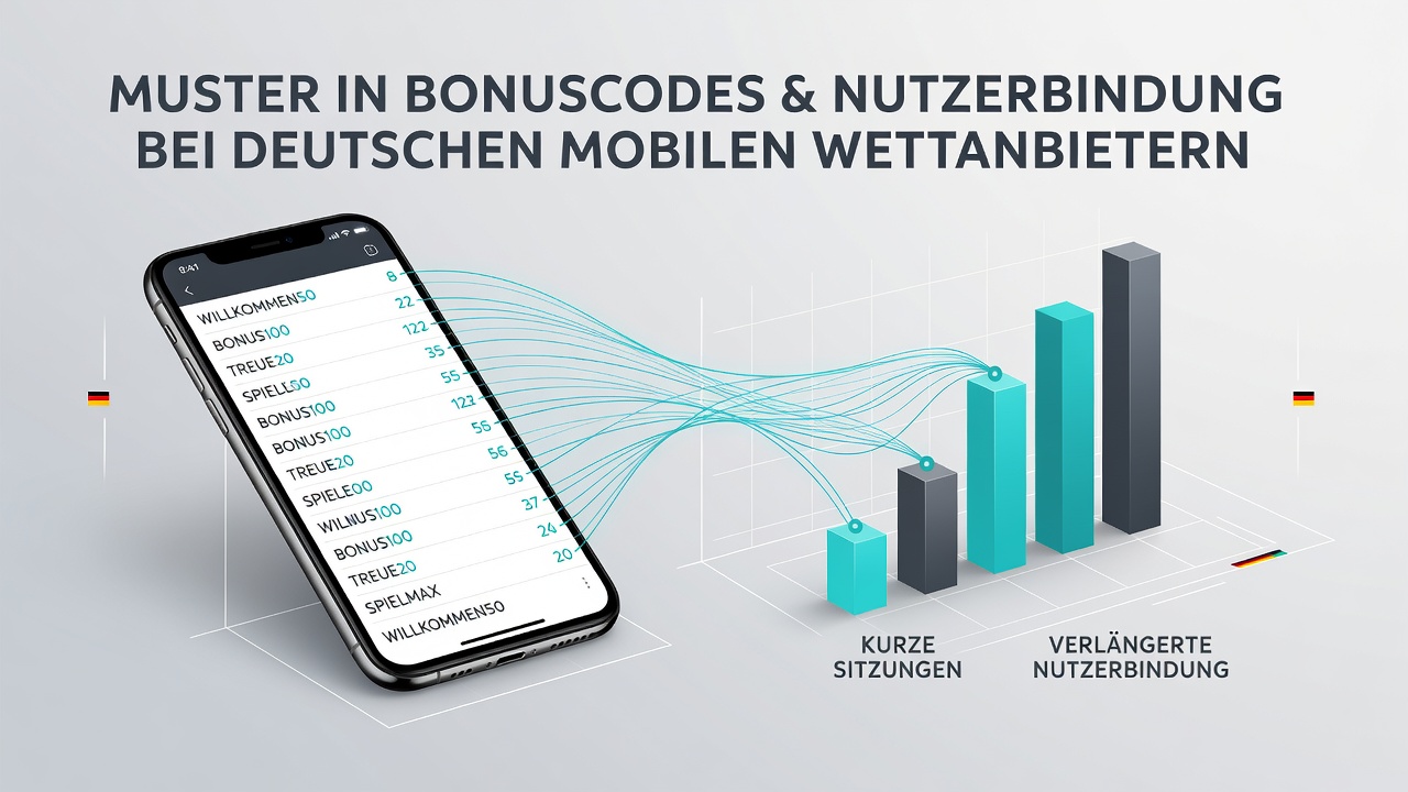 Darstellung von Analysedaten zu Bonuscode-Sequenzen, die wiederholte Logins und Stake-Aktivitäten bei deutschen mobilen Wettanbietern unterstützen