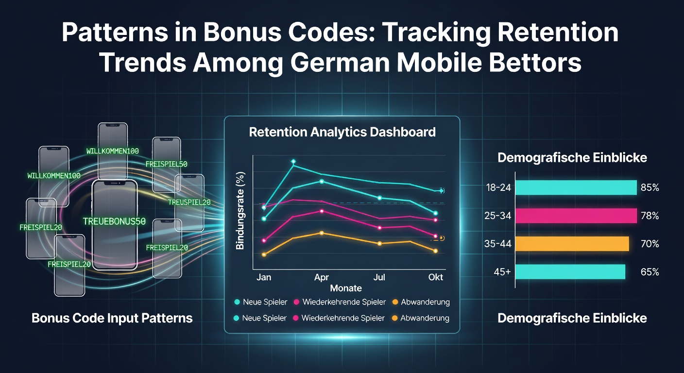 Visualisierung von Bonuscode-Mustern und Nutzerbindungsdaten auf mobilen Wettplattformen