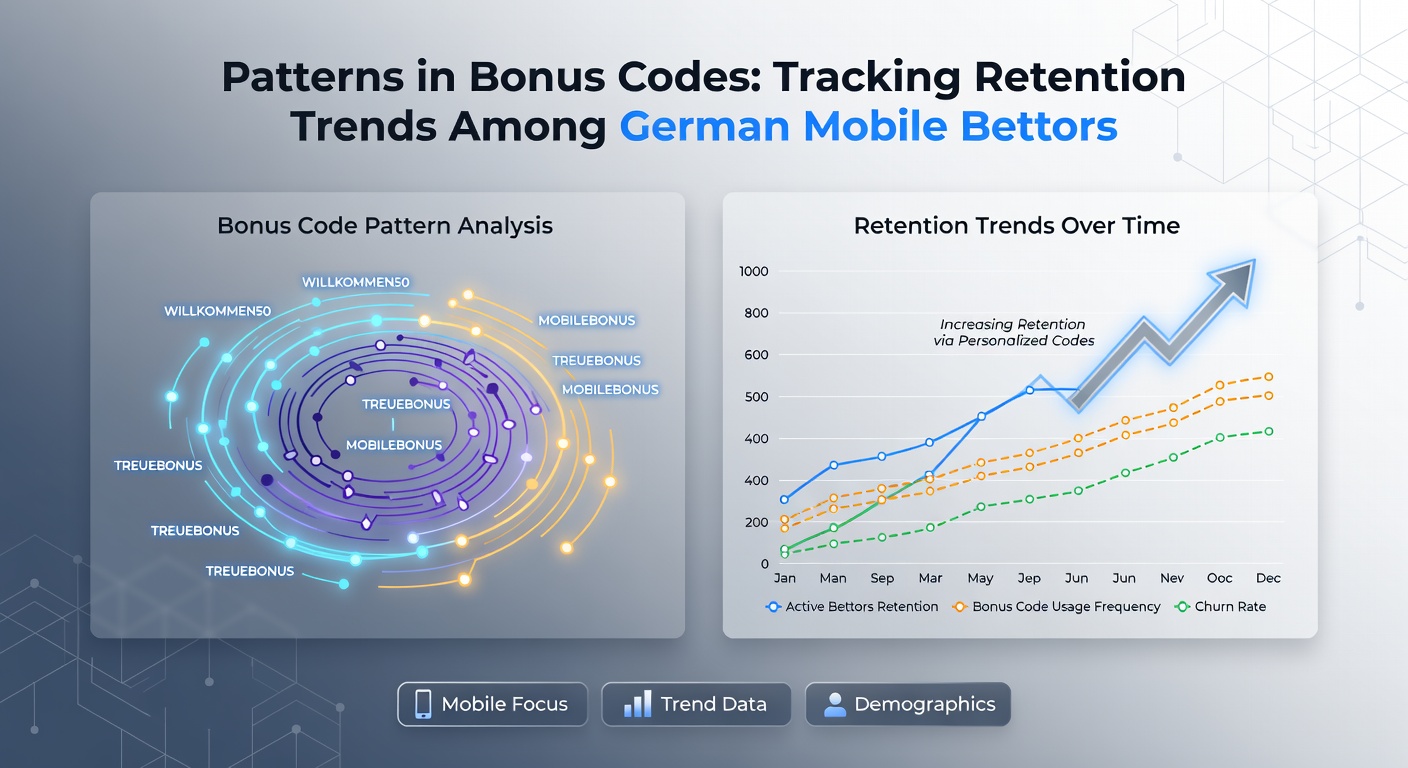 Darstellung von Retentionskurven und Bonuscode-Einlöseanalysen für mobile Sportwetten