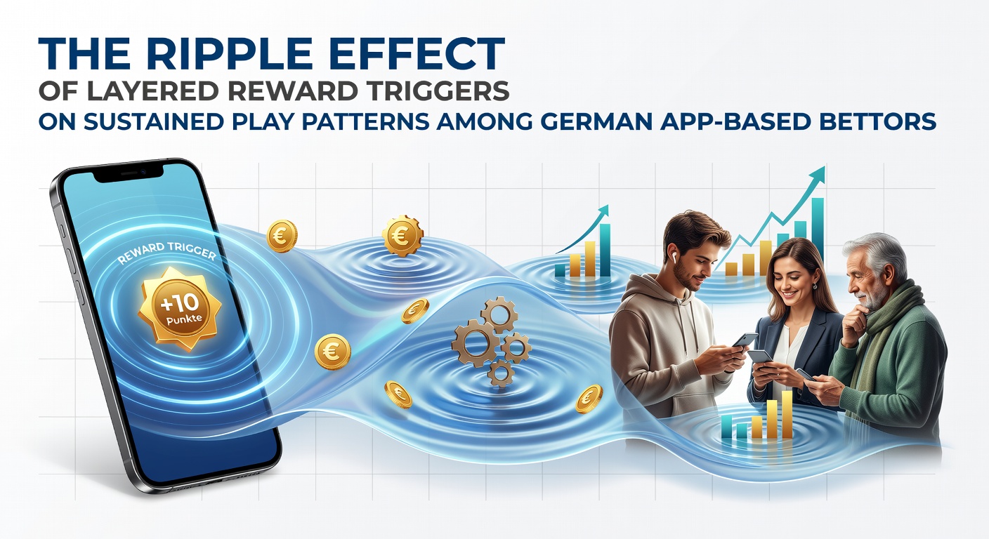 Illustration gestaffelter Belohnungsebenen in deutschen Wett-Apps mit Fokus auf Nutzerbindung