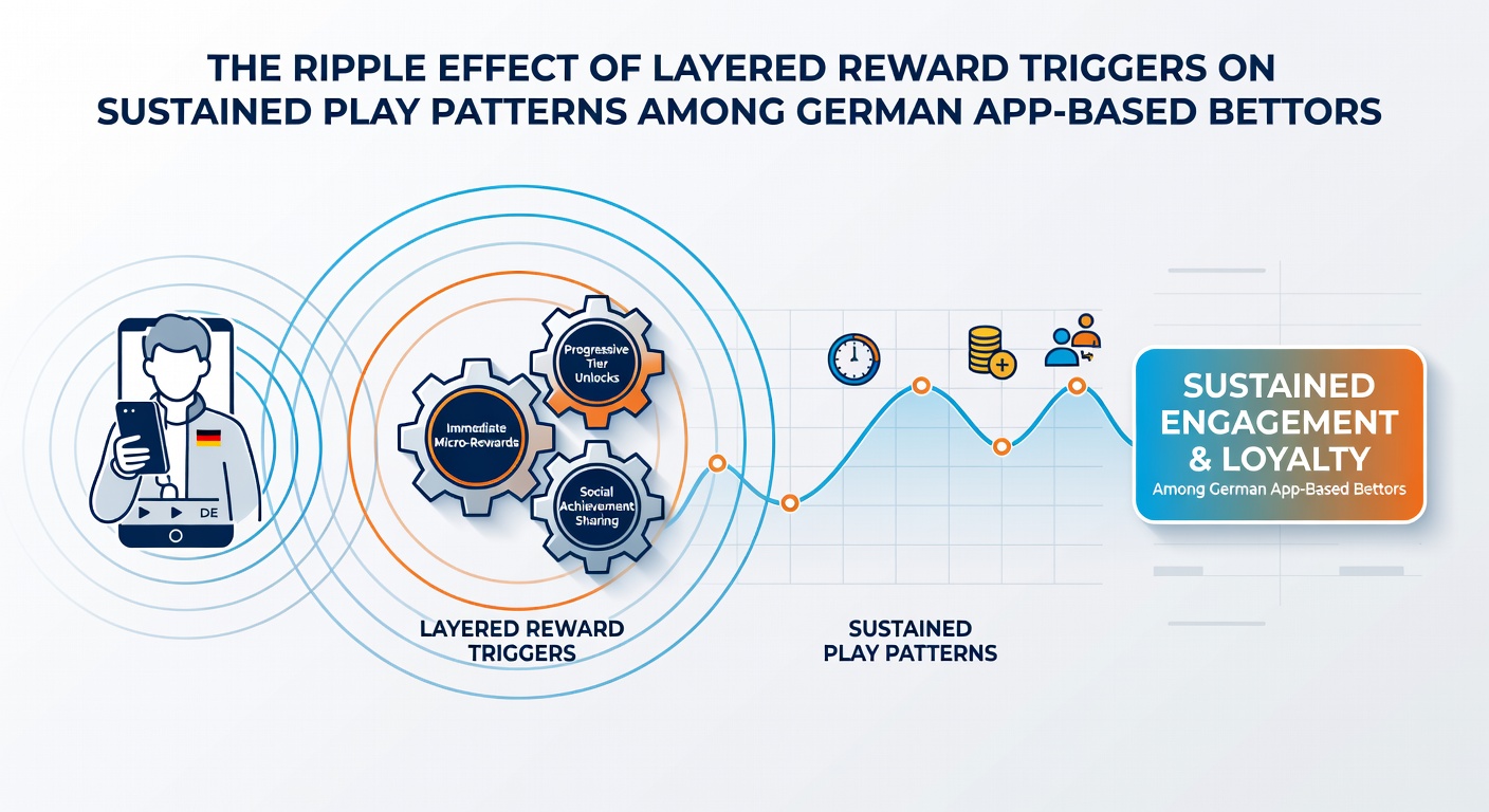 Diagramm zu Spielmustern und Belohnungsketten bei App-basierten Wettern in Deutschland
