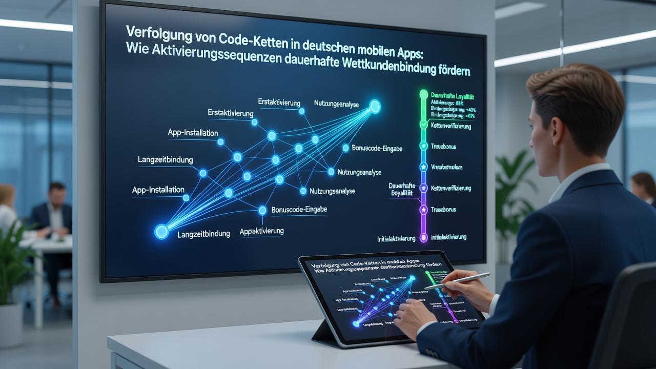Diagramm zur Verfolgung von Aktivierungssequenzen und deren Einfluss auf Nutzerbindung in Wett-Apps